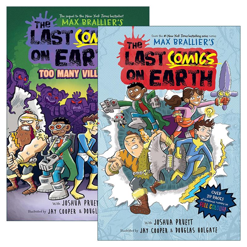 英文原版 The Last Kids Comics On Earth 地球上最后的孩子系列2册 全彩漫画 含全新番外故事 英文版 进口英语原版书籍