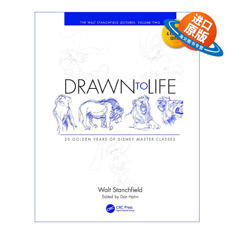 英文原版 Drawn to Life 20 Golden Years of Disney Master Classes 迪士尼动画黄金圣典卷2 第2版 英文版 进口英语原版书籍