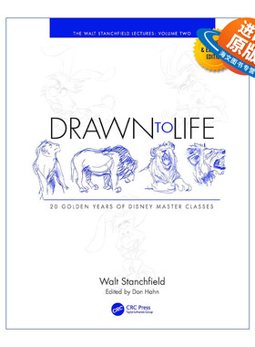 英文原版 Drawn to Life 20 Golden Years of Disney Master Classes 迪士尼动画黄金圣典卷2 第2版 英文版 进口英语原版书籍
