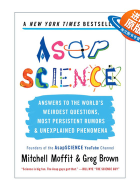 英文原版 AsapSCIENCE 趣味科学 秒懂科普 英文版 进口英语原版书籍