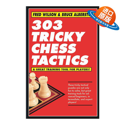 英文原版 303 Tricky Chess Tactics 303个棘手的国际象棋战术 英文版 进口英语原版书籍