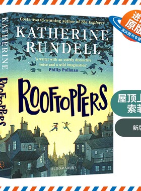 屋顶上的索菲 新版 英文原版 Rooftoppers 卡内基儿童文学奖提名奖 青少年英语课外阅读书籍 英文版 进口原版书