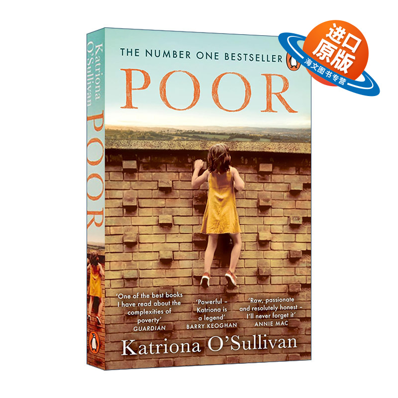 英文原版 Poor 贫穷 一个穷人家女孩的蜕变之路 国际畅销传记作品 爱尔兰图书奖年度传记 英文版 进口英语原版书籍