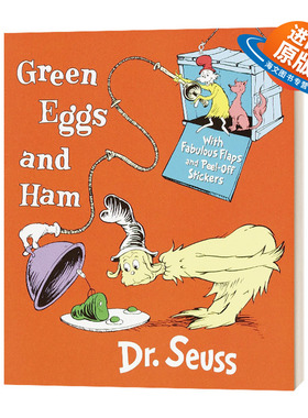 英文原版 Green Eggs & Ham Nifty Lift 绿色鸡蛋和火腿 纸板翻翻书 英文版 进口英语原版书籍儿童外文书