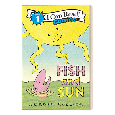 英文原版 Fish and Sun 鱼和太阳 I Can Read Comics Level 1分级阅读 英文版 进口英语原版书籍