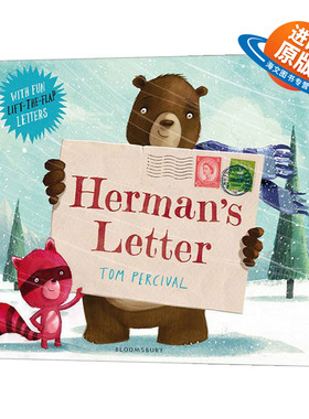 英文原版绘本 Herman's Letter 小熊赫尔曼的信 英文版 进口英语原版书籍儿童外文书
