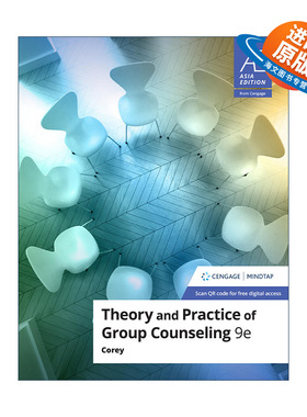 英文原版 Theory and Practice of Group Counseling 团体心理治疗 第9版 Gerald Corey 英文版 进口英语原版书籍