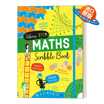 英文原版 Maths Scribble Book 数学互动书 精装 英文版 进口英语原版书籍