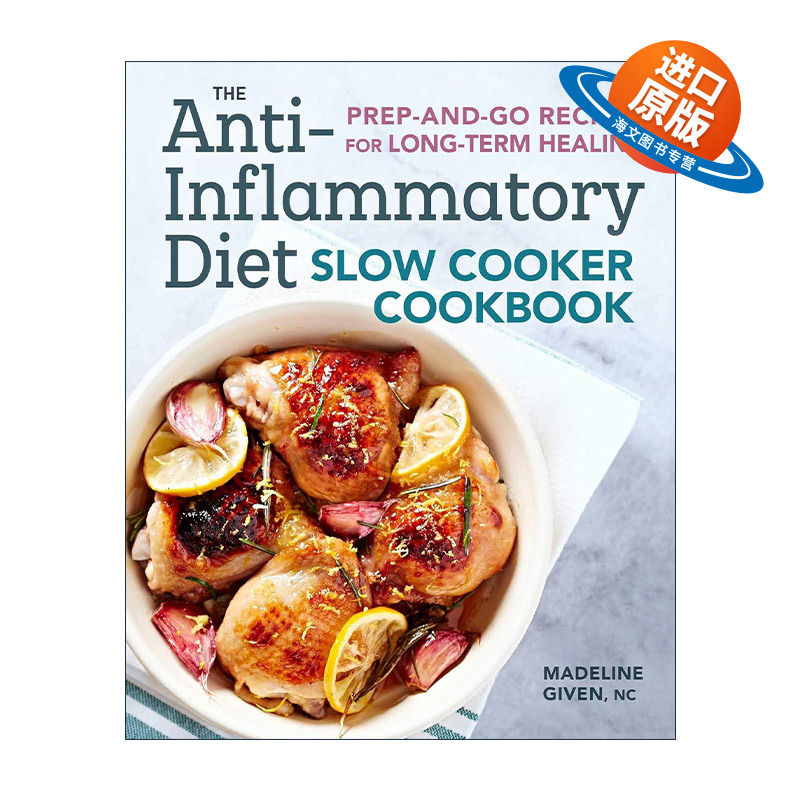 英文原版 The Anti-Inflammatory Diet Slow Cooker Cookbook 抗炎饮食慢炖食谱 英文版 进口英语原版书籍