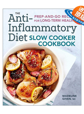 英文原版 The Anti-Inflammatory Diet Slow Cooker Cookbook 抗炎饮食慢炖食谱 英文版 进口英语原版书籍