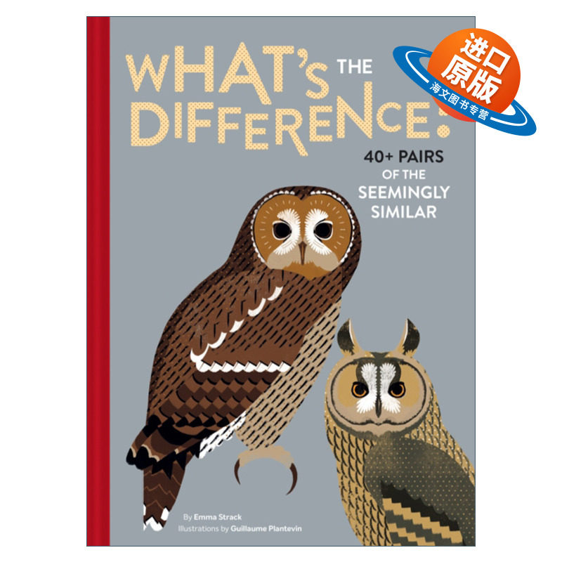 英文原版 What's the Difference? 区别在哪里？40对相似物 英文版 进口英语原版书籍