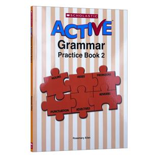 Practice Book 进口英语原版 Active 书籍 英文版 Grammar 学乐活跃英语语法练习册2 英文原版