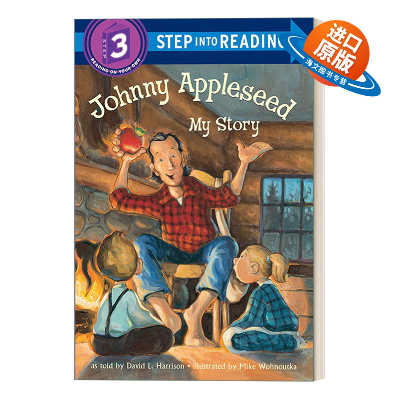 英文原版 Step into Reading 3 -Johnny Appleseed: My Story 约翰尼苹果籽 我的故事 兰登分级阅读3 英文版 进口英语原版书籍