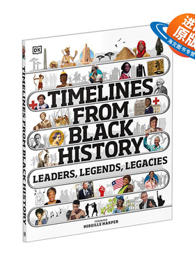 英文原版 精装 Timelines from Black History 黑人历史的时间表 精装 英文版 进口英语原版书籍儿童外文书