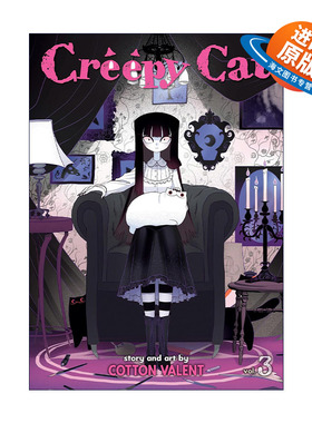 英文原版 Creepy Cat Vol.3 猫和我的奇妙生活 卷三 幽默漫画 Cotton Valent 英文版 进口英语原版书籍