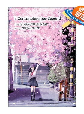 英文原版 5 Centimeters Per Second 秒速5厘米 精装收藏版 日本同名动漫电影漫画 Makoto Shinkai新海诚 英文版 进口英语书籍