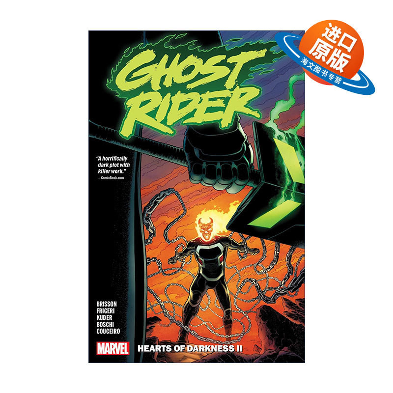 英文原版 Ghost Rider Vol.2 Hearts Of Darkness Ii 2019恶灵骑士合集2 漫威漫画 Ed Brisson 英文版 进口英语原版书籍