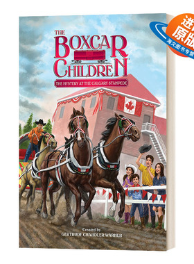英文原版 The Mystery at the Calgary Stampede 卡尔加里的神秘事件 棚车少年140 The Boxcar Children Mysteries 进口英语书籍