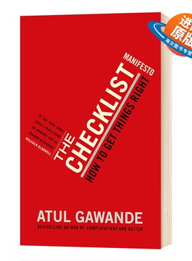 清单革命 英文原版 The Checklist Manifesto 如何持续 正确 安全地把事情做好 阿图葛文德 英文版 进口原版英语书籍