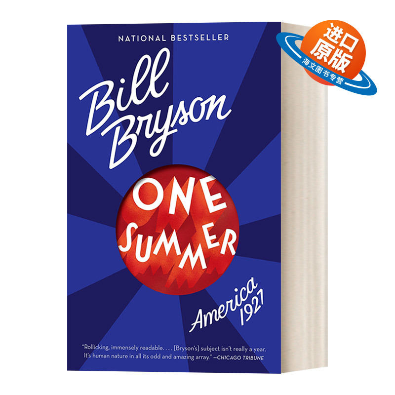 英文原版 One Summer America  1927 那年夏天 美国1927 大萧条前夜的繁荣与疯狂 历史 Bill Bryson 英文版 进口英语原版书籍