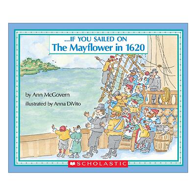 英文原版 If You Sailed on the Mayflower 如果你在五月花号上航行 儿童历史科普绘本 英文版 进口英语原版书籍