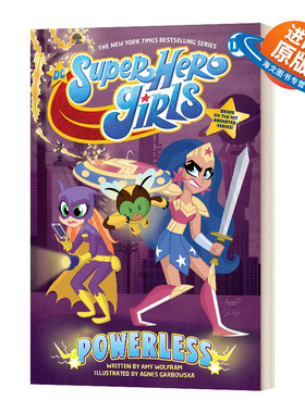英文原版 DC Super Hero Girls: Powerless DC超级英雄美少女 直流电源 DC漫画 英文版 进口英语原版书籍儿童外文书