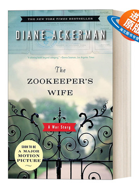 英文原版 The Zookeeper's Wife 动物管理员的妻子 动物园长的夫人 电影小说 黛安娜·阿克曼 英文版 进口英语原版书籍