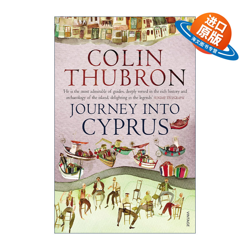 英文原版 Journey Into Cyprus 爱神的国度 深入塞浦路斯 柯林·施伯龙游记 英文版 进口英语原版书籍