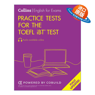 英文原版 Collins English Practice Tests for the TOEFL iBT Test 托福考试练习 第二版 英文版 进口英语原版书籍