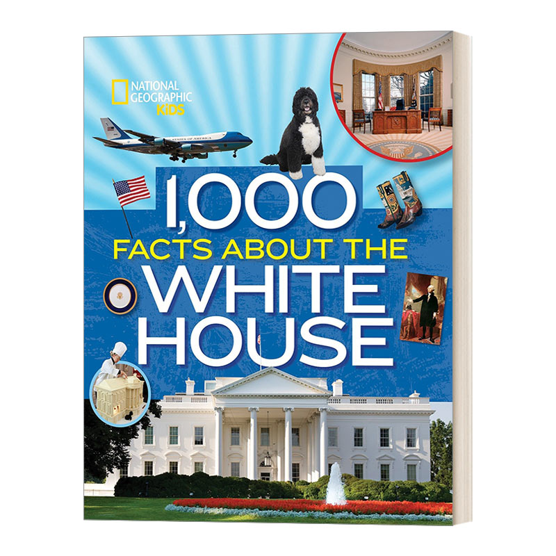 英文原版 1000 Facts About the White House 美国白宫的1000个事实 精装儿童科普百科 英文版 进口英语原版书籍
