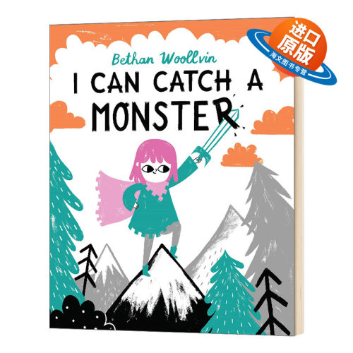 捉到一只小怪兽 英文原版 I Can Catch a Monster 插画版 亲子故事绘本 英文版进口原版英语书籍 Bethan Woollvin儿童外文书