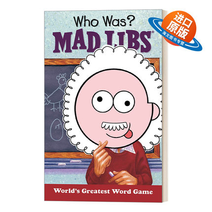 英文原版 Who Was? Mad Libs World's Greatest Word Game 是谁 疯狂填词 名人传记系列 英文版 进口英语原版书籍