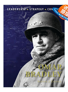 英文原版 Omar Bradley 历史上著名的指挥官系列 奥马尔·布莱德雷 插图历史 英文版 进口英语原版书籍