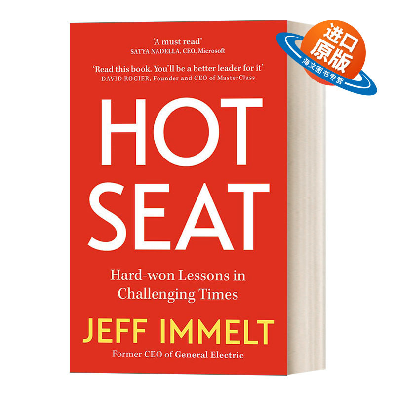 英文原版 Hot Seat 热门话题 美国通用电气的前首席执行官 英文版 进口英语原版书籍