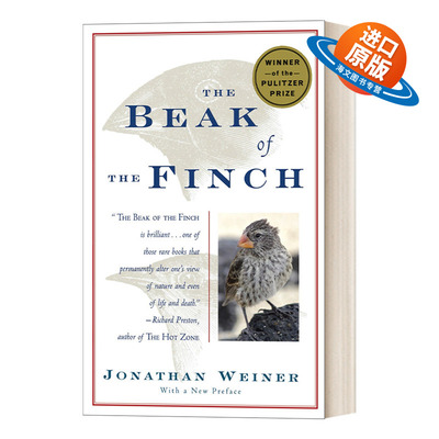 英文原版 The Beak of the Finch 鸟喙 加拉帕格斯群岛考察记 1995普利策奖 豆瓣高分推荐 Jonathan Weiner 进口英语原版书籍