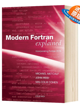 英文原版 Modern Fortran Explained 现代公式翻译解释 结合公式翻译2018 英文版 进口英语原版书籍