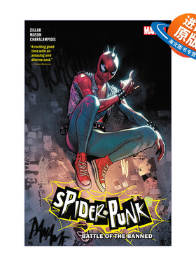 英文原版 Spider-Punk Battle of the Banned 多元宇宙之朋克蜘蛛侠 禁赛之战 漫威漫画 Cody Ziglar 英文版 进口英语原版书籍
