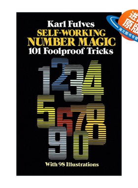 英文原版 Self-Working Number Magic 101 Foolproof Tricks 半自动数字魔术插图指南 Karl Fulves 英文版 进口英语原版书籍