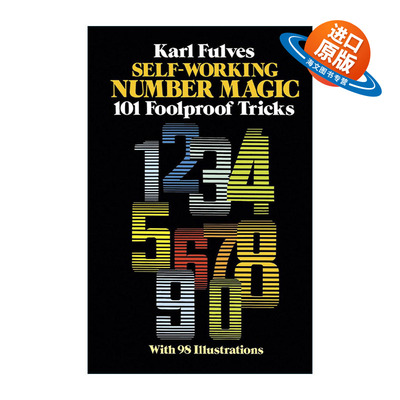 英文原版 Self-Working Number Magic 101 Foolproof Tricks 半自动数字魔术插图指南 Karl Fulves 英文版 进口英语原版书籍