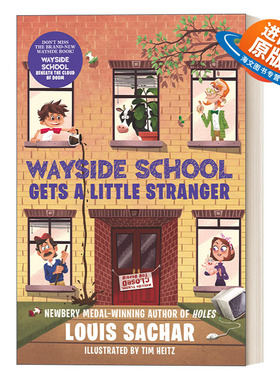 英文原版 Wayside School Gets a Little Stranger 歪歪路小学3 新来的代课老师 英文版 进口英语原版书籍