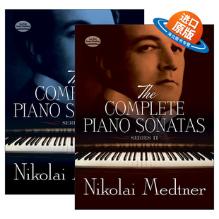 英文版 书籍 Piano 尼古拉·梅特纳钢琴鸣奏曲全集2册 Nikolai Series Complete Sonatas 进口英语原版 英文原版 Medtner The