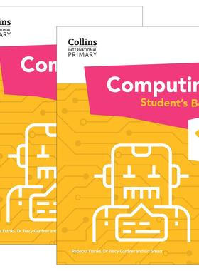 英文原版 Collins International Primary Computing 柯林斯国际小学计算机科学学生用书1+练习册2册 英文版 进口英语原版书籍