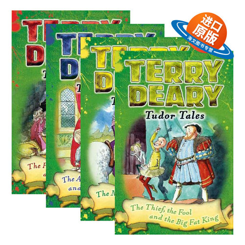 英文原版 Terry Deary's Historical Talesy Tudor Tales 都铎王朝的故事4册 儿童章节桥梁小说 英文版 进口英语原版书籍