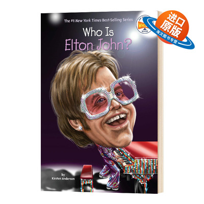 英文原版 Who Is Elton John 谁是埃尔顿.约翰 名人传记 中小学生读物 英文版 进口英语原版书籍