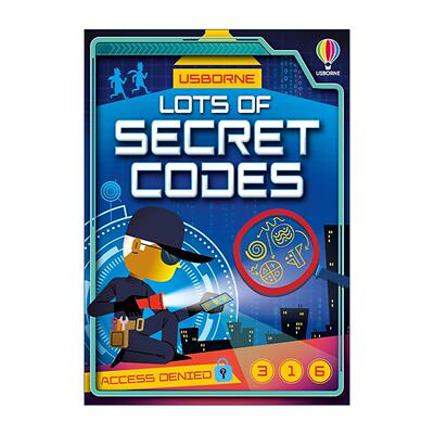 英文原版 Usborne Lots of Secret Codes 破译密码 尤斯伯恩儿童益智游戏活动书 英文版 进口英语原版书籍