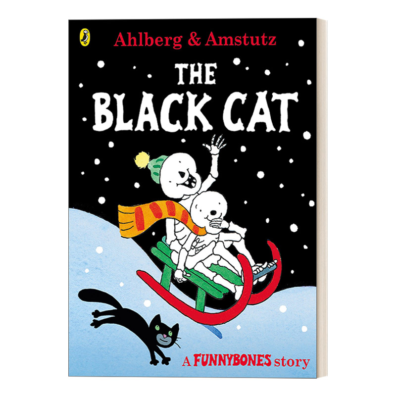 英文原版绘本 Funnybones The Black Cat 有趣的骨头系列 黑猫 英文版 进口英语原版书籍 书籍/杂志/报纸 儿童读物原版书 原图主图