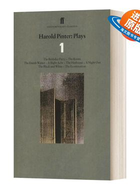 英文原版 Harold Pinter Plays 1 哈罗德·品特戏剧集1 生日聚会 地下室和死水 热屋 英文版 进口英语原版书籍