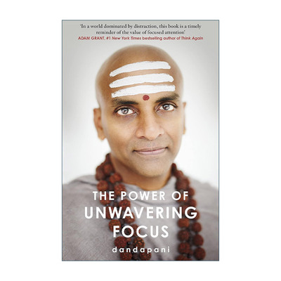 英文原版 The Power of Unwavering Focus 一次只做一件事 如何练习专注力 丹达帕尼 英文版 进口英语原版书籍