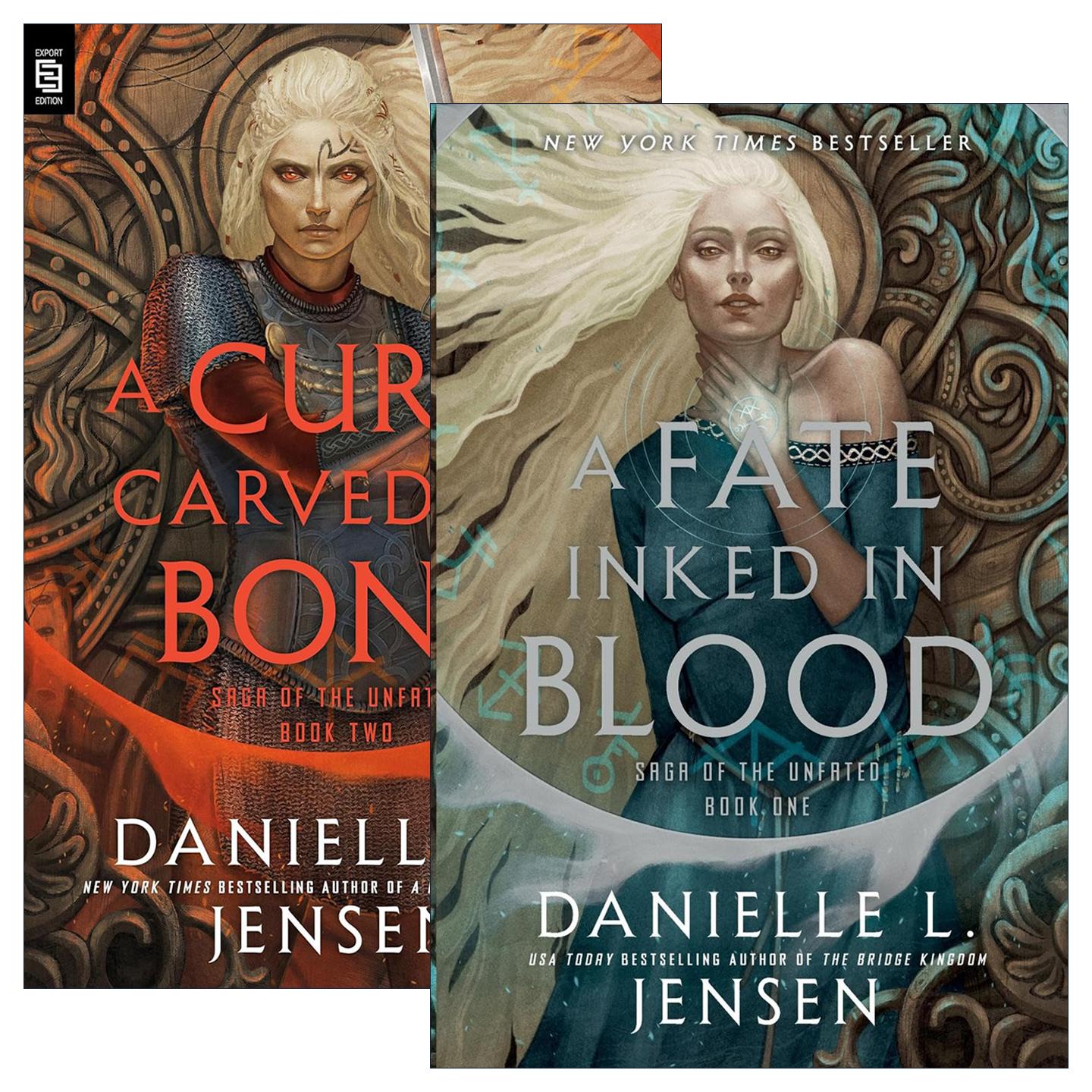 英文原版 Saga of the Unfated 亡者传奇系列2册 奇幻冒险小说 Danielle L. Jensen 英文版 进口英语原版书籍