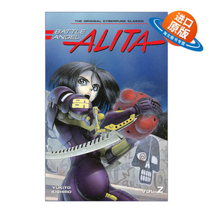 日本同名动漫漫画 Battle 阿丽塔 英文原版 Yukito 进口英语原版 Alita 英文版 Angel 书籍 Kishiro木城幸人 战斗天使2
